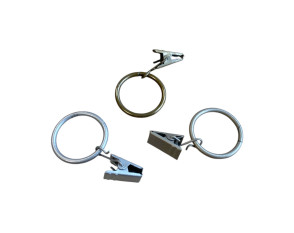 Karnizo žiedai su segtukais | 3 spalvos Karnizo žiedai su segtukais | 3 spalvos