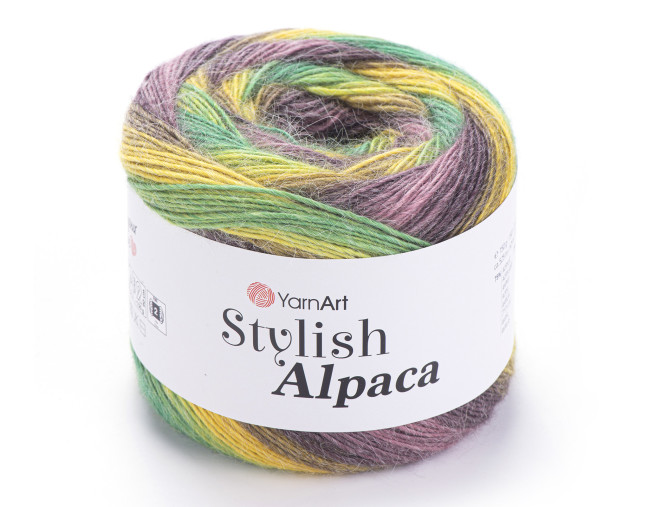 YarnArt Stylish Alpaca 7705 Yellow/green