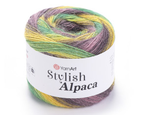 YarnArt Stylish Alpaca 7705 Geltona/žalia YarnArt Stylish Alpaca 7705 Geltona/žalia