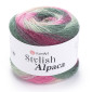 YarnArt Stylish Alpaca 7706 Žalia/rožinė