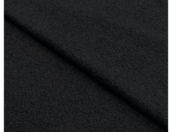 Upholstery Teddy fabric Black internetu