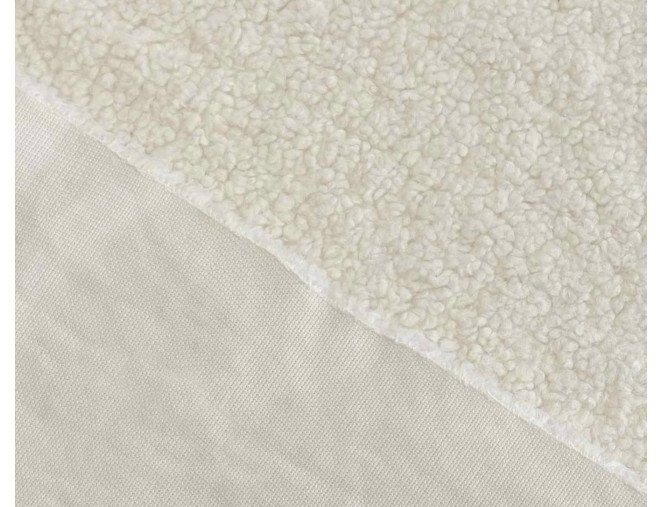 Upholstery Teddy fabric Ekru pigiau