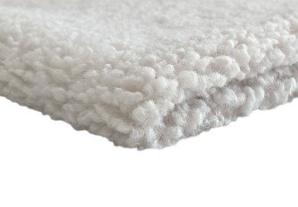 Baldinis Teddy audinys Balta su pilku atspalviu