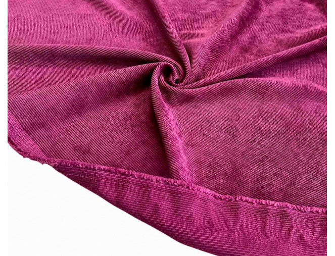 Veliūrinis velvetas su elastanu Tamsi ciklameno internetu