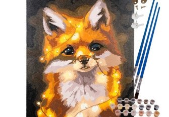 Painting by numbers 40x50cm Fox