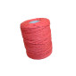 Makrame siūlai 2mm 140m Raudonų plytų