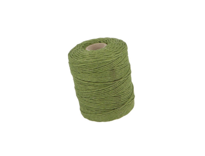 Makrame siūlai 2mm 140m Žalia