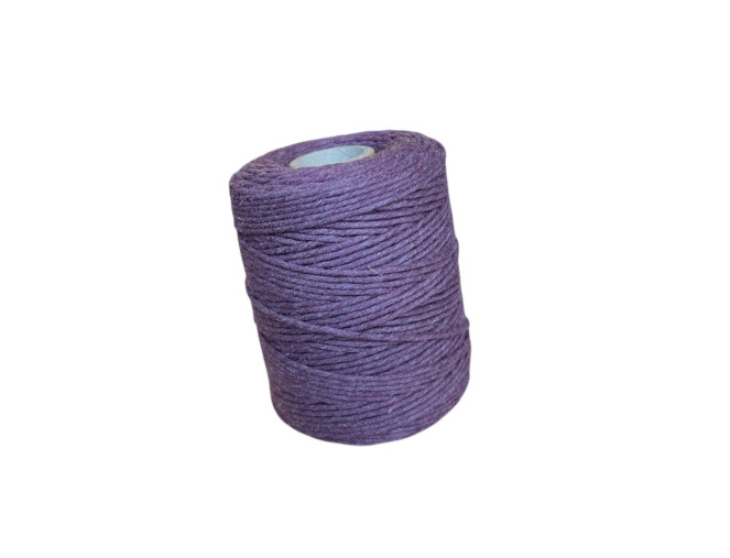 Makrame siūlai 2mm 140m Violetinė
