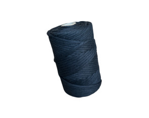 Makrame siūlai 5mm 100m Juoda