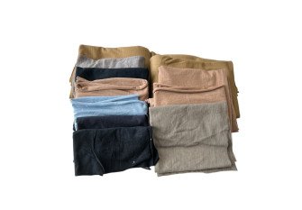 Merino vilnos trikotažų audinių likučių rinkinys Nr. 20