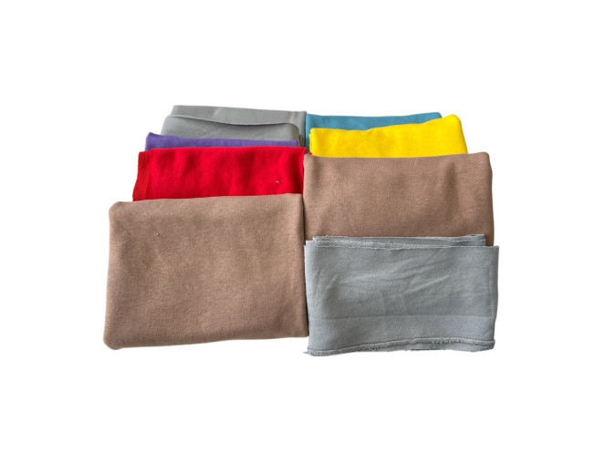 Trisiūlio kilpinio ir kilpinio trikotažo likučių rinkinys Nr. 50