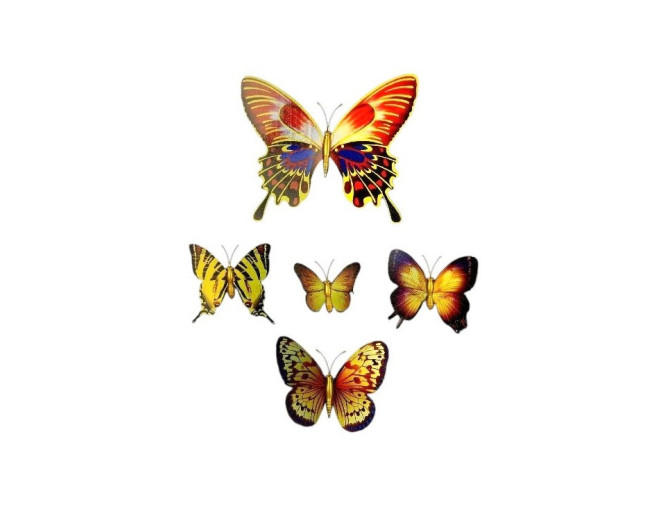 Decorative butterflies 12pcs