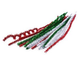 Decorative glitter wire 18pcs | MIX