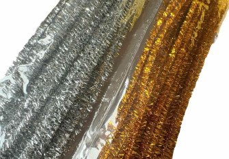 Dekoratyvinė blizgi vielutė 25vnt