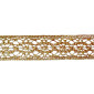 Decorative metallic ribbon 16mm Gold