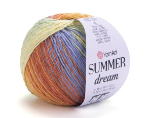 YarnArt Summer dream 4301 Oranžinė/geltona YarnArt Summer dream 4301 Oranžinė/geltona