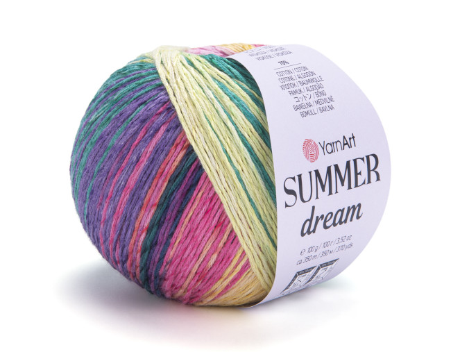 YarnArt Summer dream 4305 Salad/purple