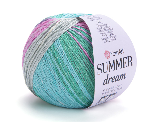 YarnArt Summer dream 4309 Mint/yellow