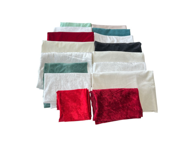 Aksomo ir veliūro likučių rinkinys Nr.29