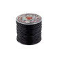 Black silicone thread 1,2mm 50m