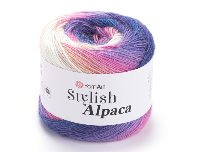YarnArt Stylish Alpaca 7717 Violetinė/rožinė