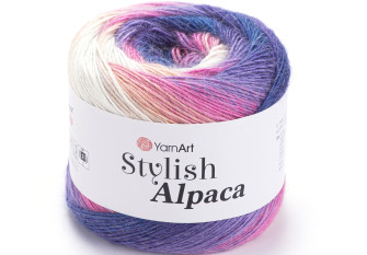 YarnArt Stylish Alpaca 7717 Violetinė/rožinė