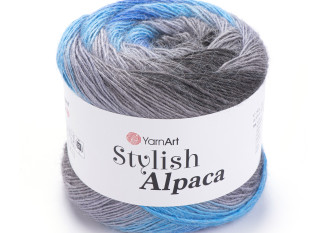 YarnArt Stylish Alpaca 7709 Mėlyna/pilka