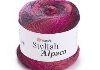 YarnArt Stylish Alpaca 7713 Bordo/ciklameno