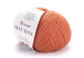 Yarn Art Silky wool 338 Oranžinė