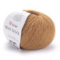 Yarn Art Silky wool 345 Karamelės ruda
