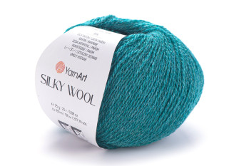 Yarn Art Silky wool 339 Žalia