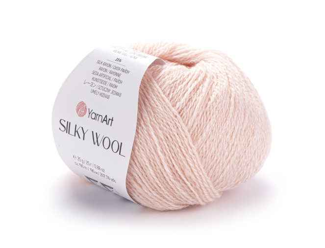 Yarn Art Silky wool 341 Persikinė