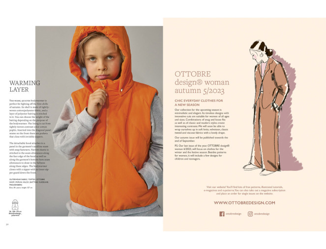 Ottobre kids sewing magazine 2023/4