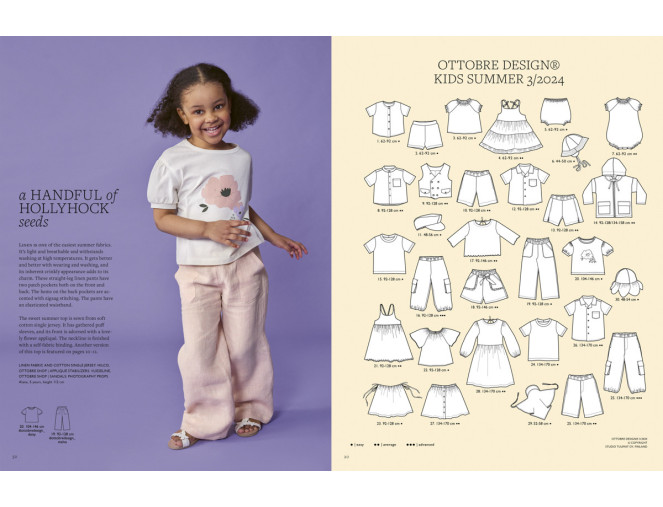 Ottobre kids sewing magazine 2024/3