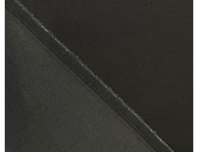 Medvilninis audinys su elastanu Juodas pigiau