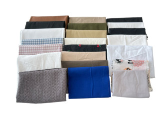 Cotton fabric remnants set No 46