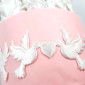 Decorative ribbon White doves