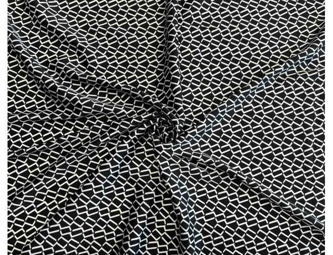 Armani silk White patterns in black