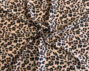 Armani silk leopard print in beige