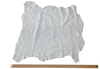 Natūrali oda rankdarbiams Balta