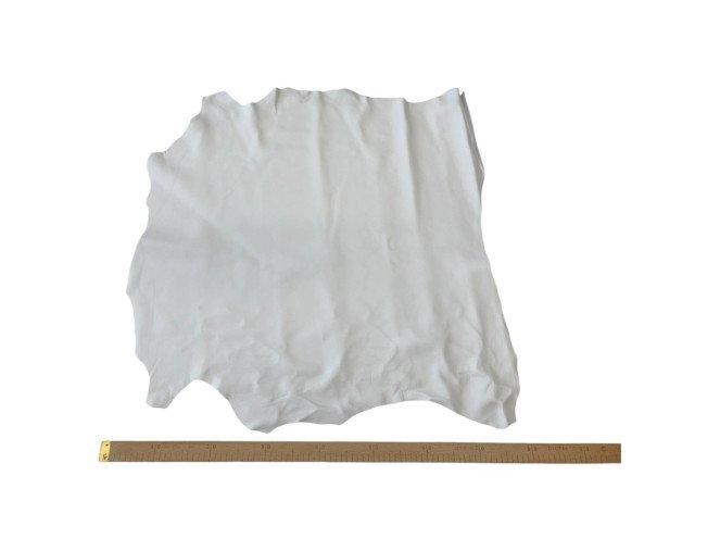 Natūrali oda rankdarbiams Balta