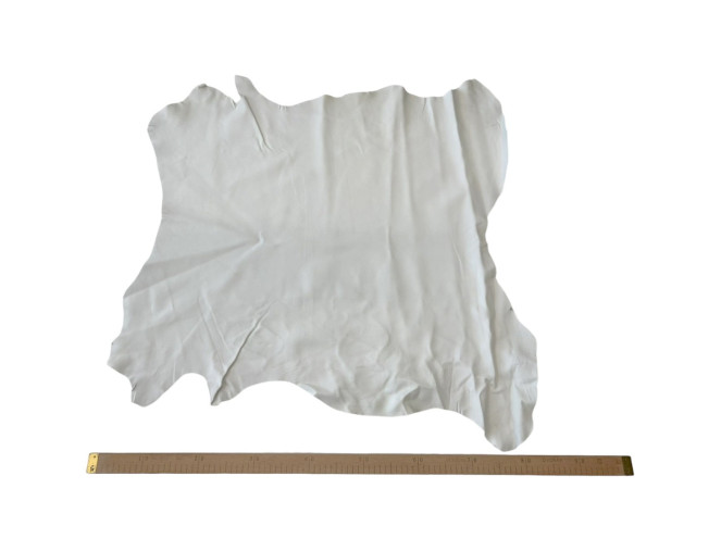 Natural leather White