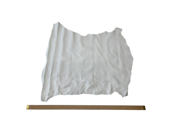 Natural leather White