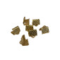 Užbaigimo detalė 8x6mm Auksinė