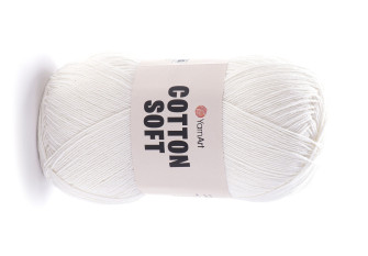 YarnArt Cotton Soft 01 Balta