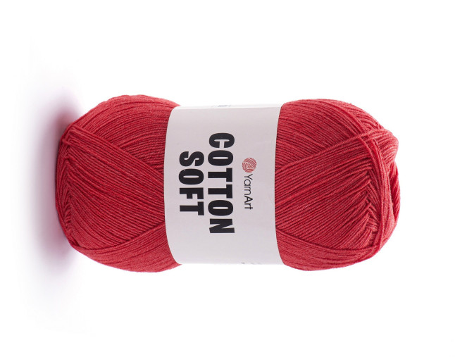 YarnArt Cotton Soft 26 Raudona