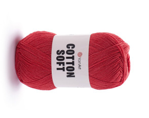 YarnArt Cotton Soft 26 Raudona YarnArt Cotton Soft 26 Raudona