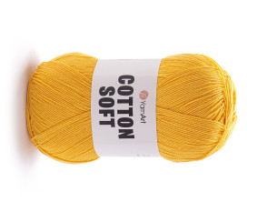 YarnArt Cotton Soft 35 Geltona YarnArt Cotton Soft 35 Geltona