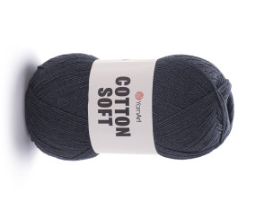 YarnArt Cotton Soft 28 Tamsiai pilka YarnArt Cotton Soft 28 Tamsiai pilka