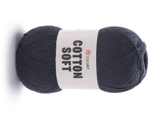 YarnArt Cotton Soft 28 Tamsiai pilka